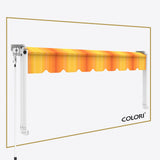 Copertină cu braț cădere clasică Sunburst