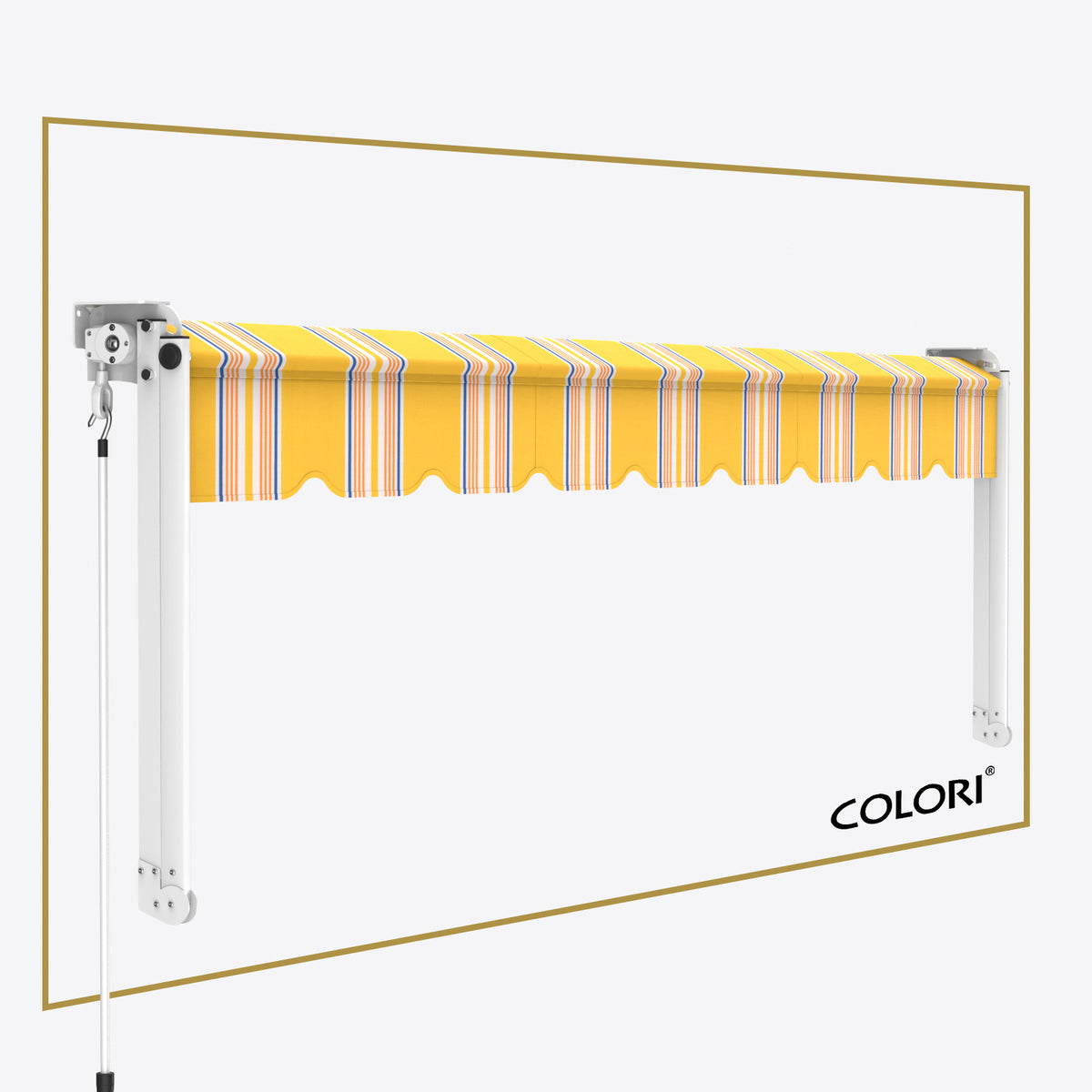 Copertină cu braț cădere clasică Marigold