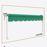 Copertină cu brațe căzătoare clasică Patio Green