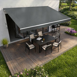 Copertină cu braț retractabil ECO Mouse Grey