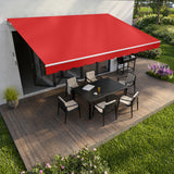 Copertină cu brațe articulate ECO Scarlet Red