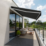 Marchiză cu brațe retractabile ECO Black