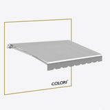 Copertină cu brațe articulate ECO Marble Grey