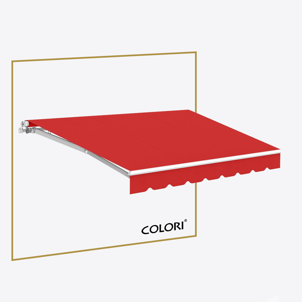 Copertină cu brațe articulate ECO Scarlet Red