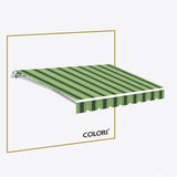 Marchiză cu brațe retractabile ECO Vivid Verde