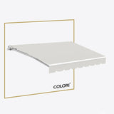 Copertină cu brațe articulate ECO Mist Grey