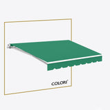 Marchiză cu brațe retractabile ECO Patio Green