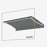Copertină cu braț retractabil ECO Mouse Grey