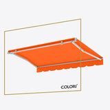 Copertină cu brațe articulate ECO Goldfish Orange