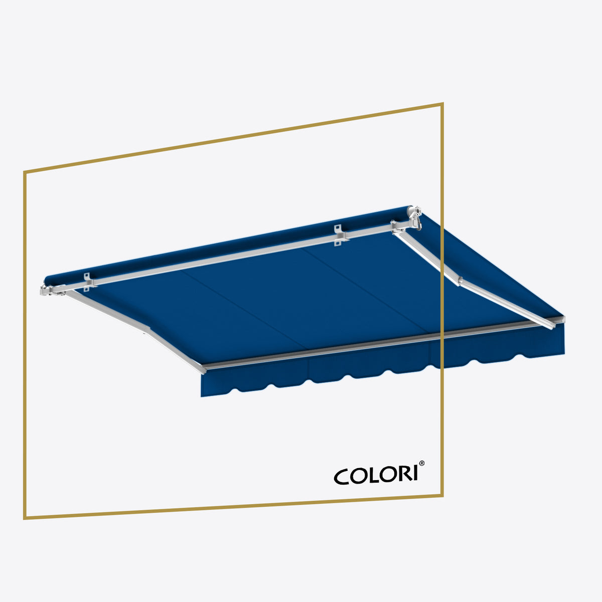 Copertină cu brațe articulate ECO Yale Blue