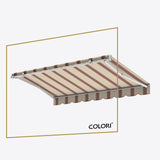 Copertină cu brațe articulate ECO Brown Rye