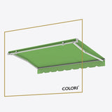 Copertină cu brațe articulate ECO Parrot Green