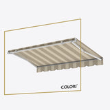 Copertină cu brațe articulate ECO Hardelot bej