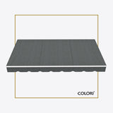 Copertină cu braț retractabil ECO Mouse Grey