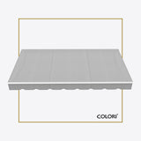 Copertină cu brațe articulate ECO Marble Grey