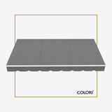 Copertină cu brațe articulate ECO Dusty Grey