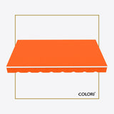Copertină cu brațe articulate ECO Goldfish Orange