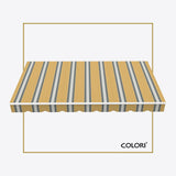 Copertină cu brațe articulate ECO Mustard Grey