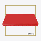 Copertină cu brațe articulate ECO Scarlet Red