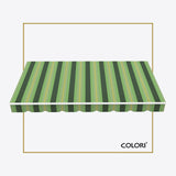 Marchiză cu brațe retractabile ECO Vivid Verde