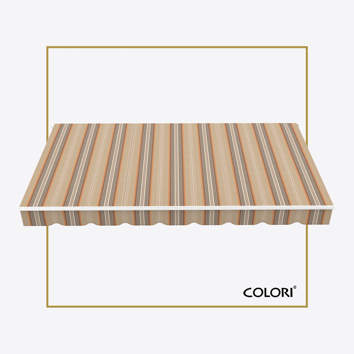 Copertină cu braț retractabil ECO Pumpkin Brown