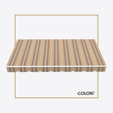 Copertină cu braț retractabil ECO Pumpkin Brown