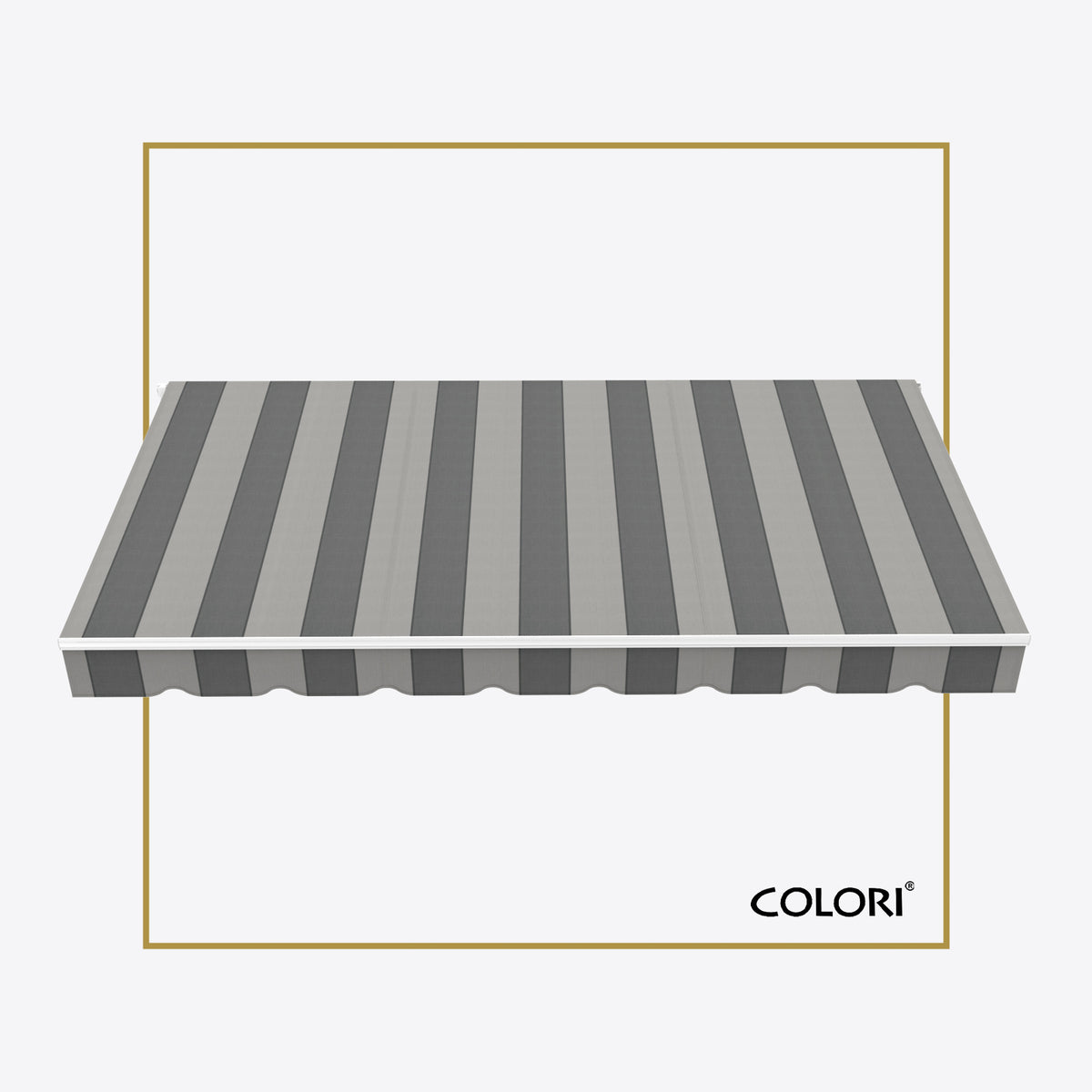 Copertină cu brațe articulate ECO Charcoal Smoke