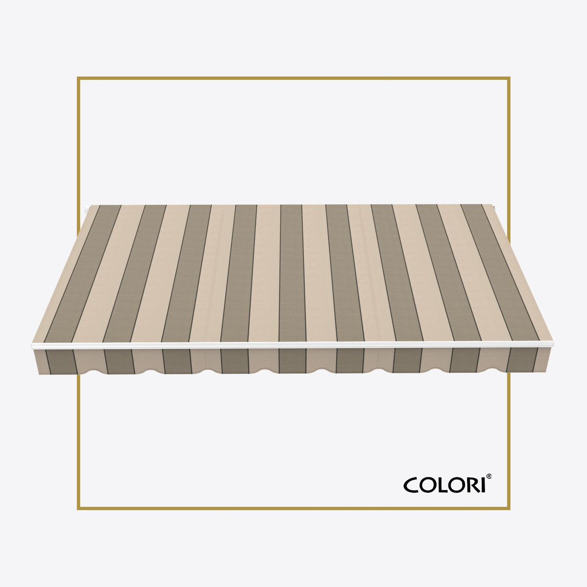 Copertină cu brațe articulate ECO Elegant Ray Chocolate