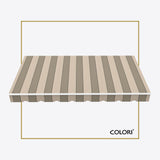 Copertină cu brațe articulate ECO Elegant Ray Chocolate