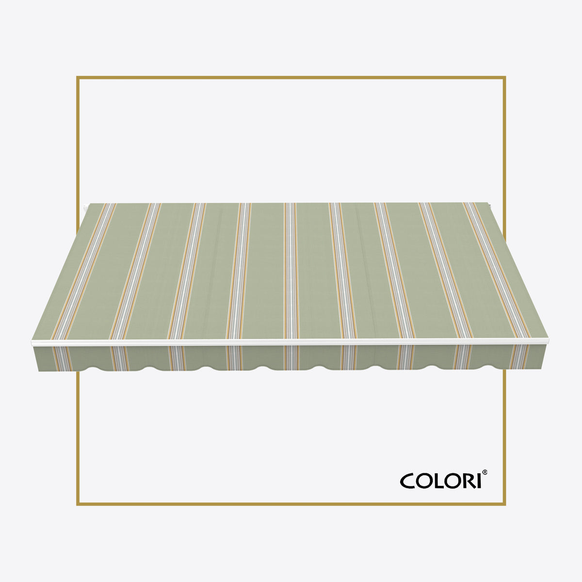 Copertină cu brațe articulate ECO Soft Olive