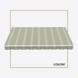 Copertină cu brațe articulate ECO Soft Olive
