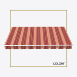 Copertină cu braț retractabil ECO Sienne Rouge