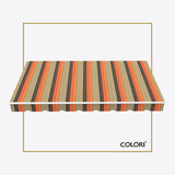 Copertină cu brațe articulate ECO Desert Orange