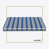 Copertină cu brațe articulate ECO Marina Blue
