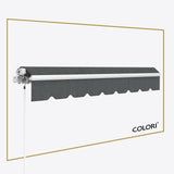 Copertină cu braț retractabil ECO Mouse Grey