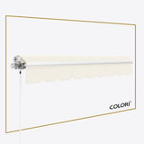 Marchiză cu brațe retractabile ECO Signal White