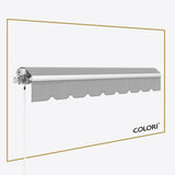 Copertină cu brațe articulate ECO Marble Grey