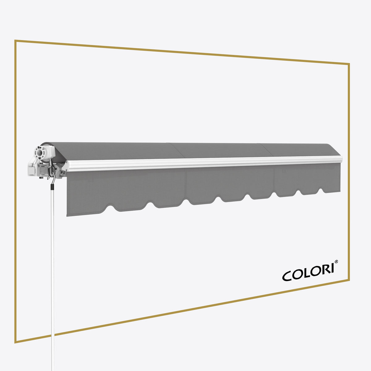 Copertină cu brațe articulate ECO Dusty Grey