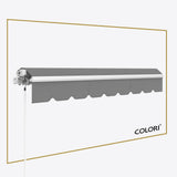 Copertină cu brațe articulate ECO Dusty Grey