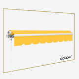 Marchiză cu brațe articulate ECO Marigold Yellow