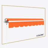 Copertină cu brațe articulate ECO Goldfish Orange