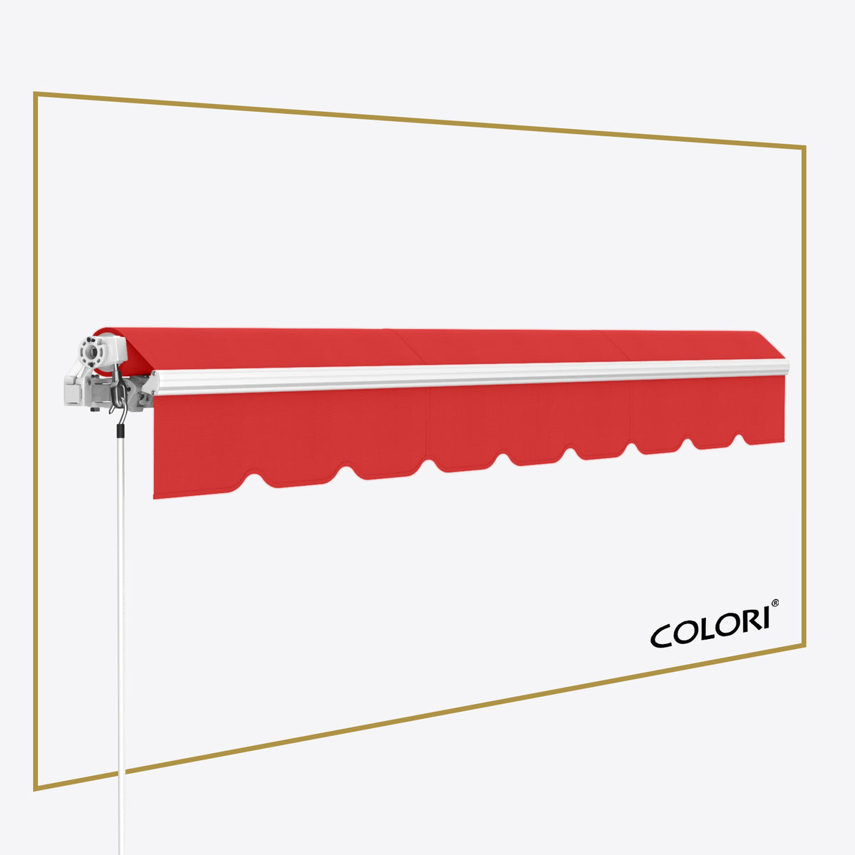 Copertină cu brațe articulate ECO Scarlet Red