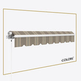 Copertină cu brațe articulate ECO Ecru Ochre