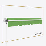 Copertină cu brațe articulate ECO Parrot Green