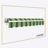Marchiză cu brațe retractabile ECO Vivid Verde