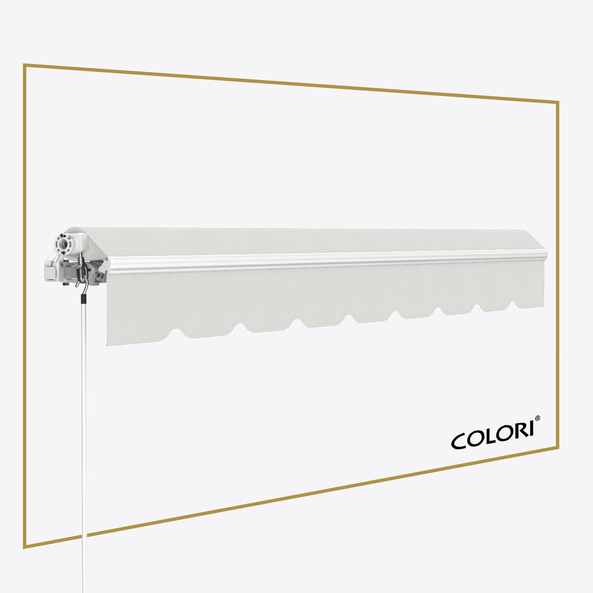 Copertină cu brațe articulate ECO Mist Grey