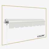 Copertină cu brațe articulate ECO Mist Grey