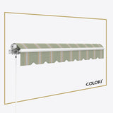 Copertină cu brațe articulate ECO Soft Olive