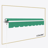 Marchiză cu brațe retractabile ECO Patio Green