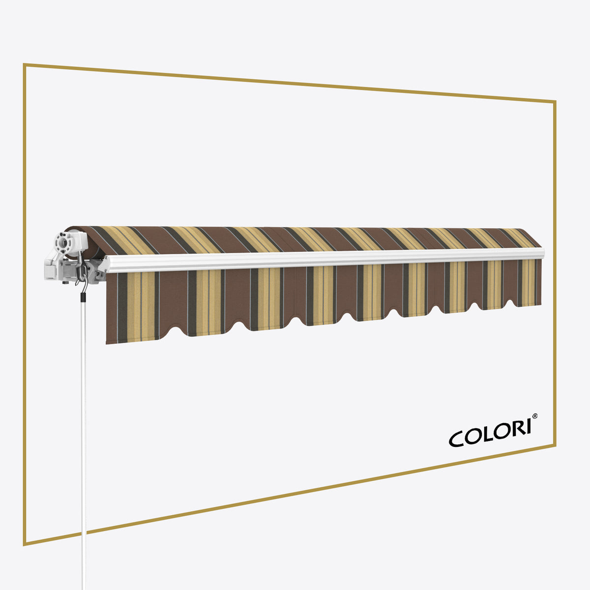 Marchiză cu brațe retractabile ECO Cocoa Shades